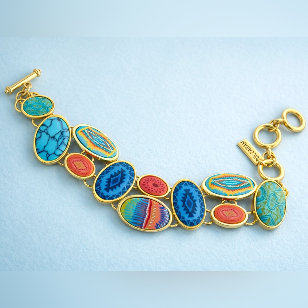 Jil Zarah Turquoise Cobblestone Bracelet